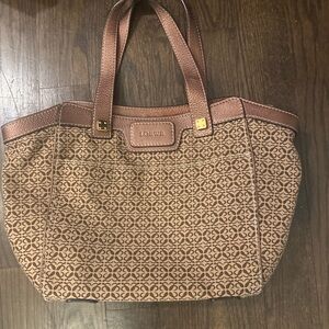 Loewe Tan and Brown Tote Bag